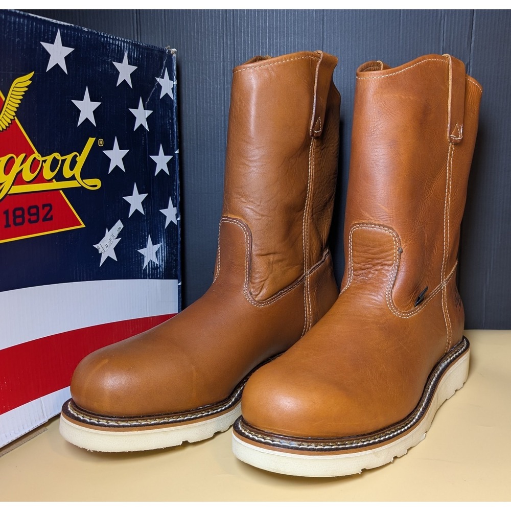 Thorogood Men Men's 814-4208 Wellington Wedge Work Boot Size 10 D New